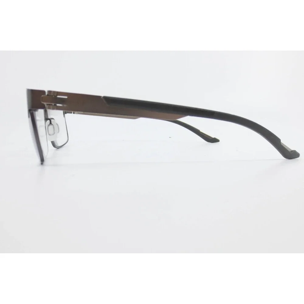West Made in Italy 99565 Col.2 Brown Rectangular Eyeglasses Frames 53-15-135